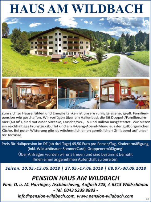 Pension Haus Am Wildbach Reiseecho